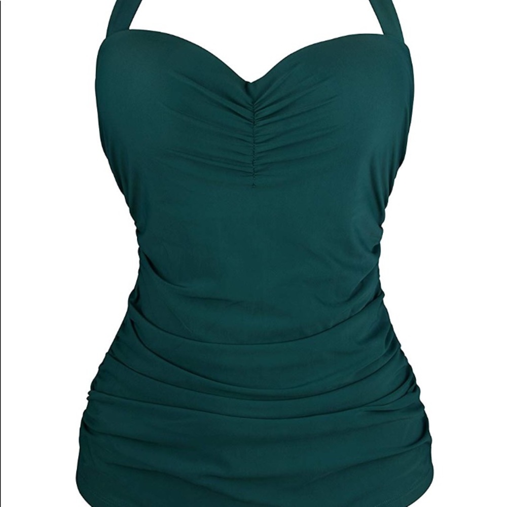 Vintage One Piece Pin Up Swimsuit